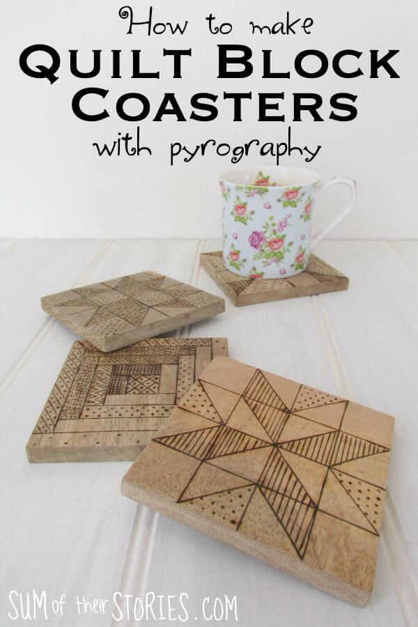 Vikalpah: DIY Coasters using popsicle sticks - 2 ways (Wood burning &  Painting)