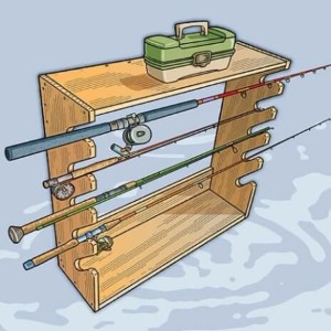 25 DIY Fishing Rod Holders