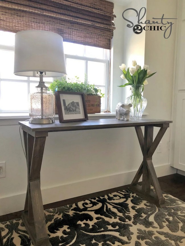 DIY 6 Board Farmhouse Desk