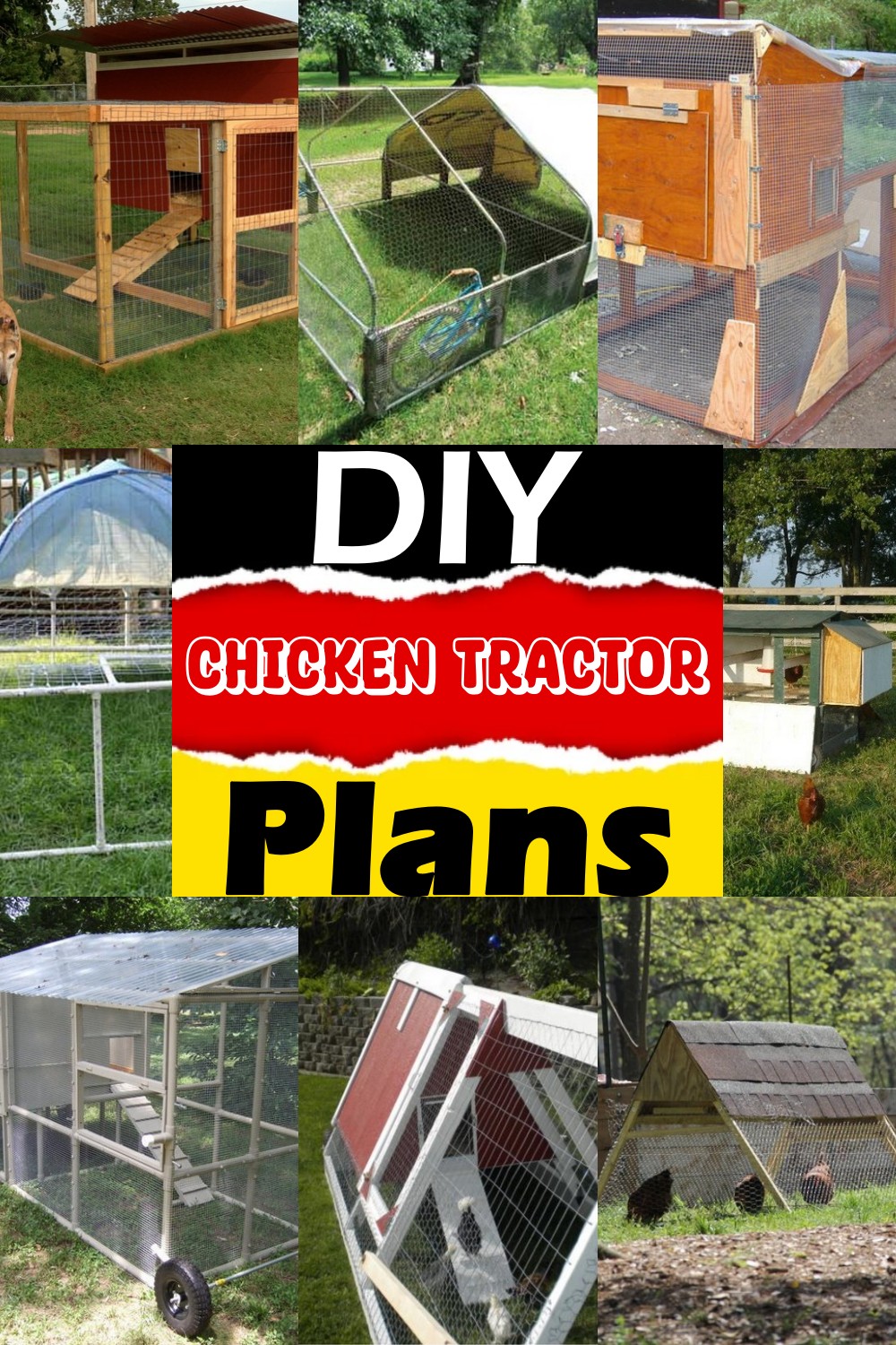 DIY Chicken Tractor Plans