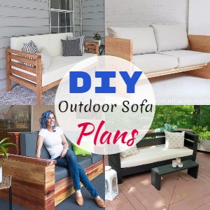 DIY Outdoor Sofa Plans