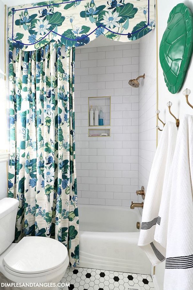 21 Diy Shower Curtain Ideas Diyncrafty