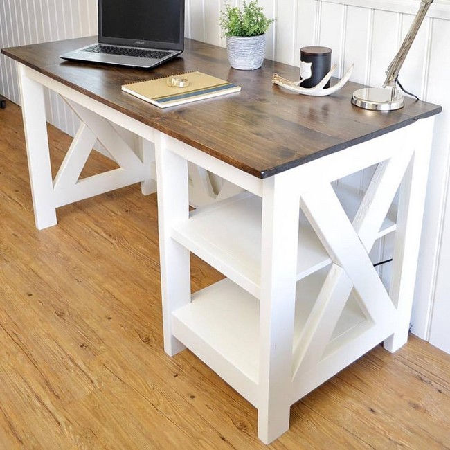 Farmhouse X Desk