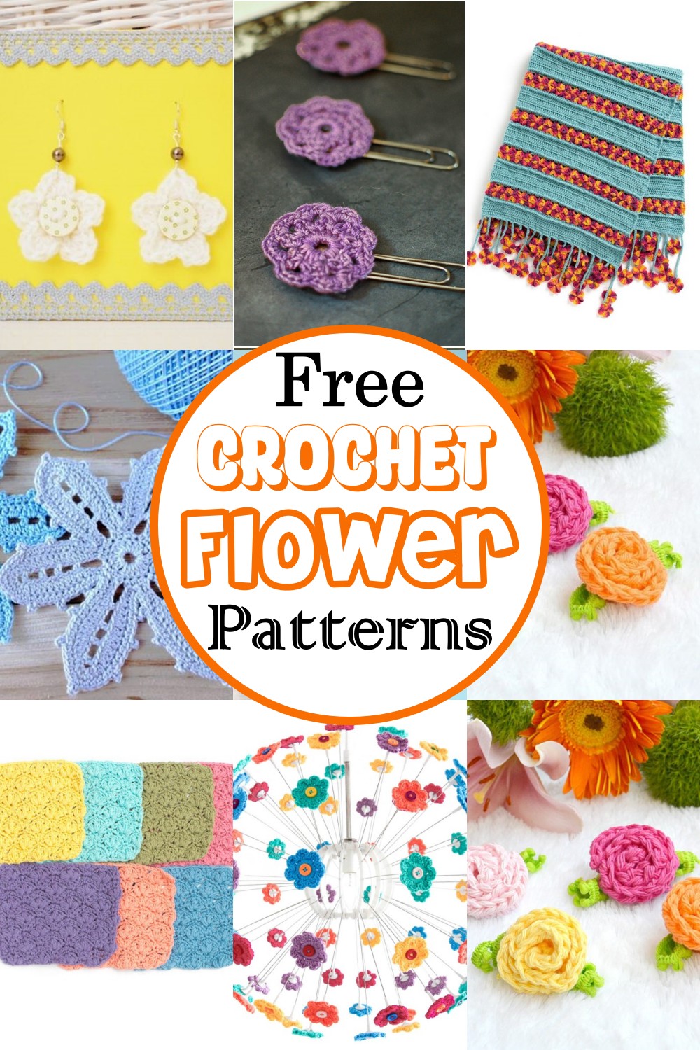 Free Crochet Flower Patterns 1