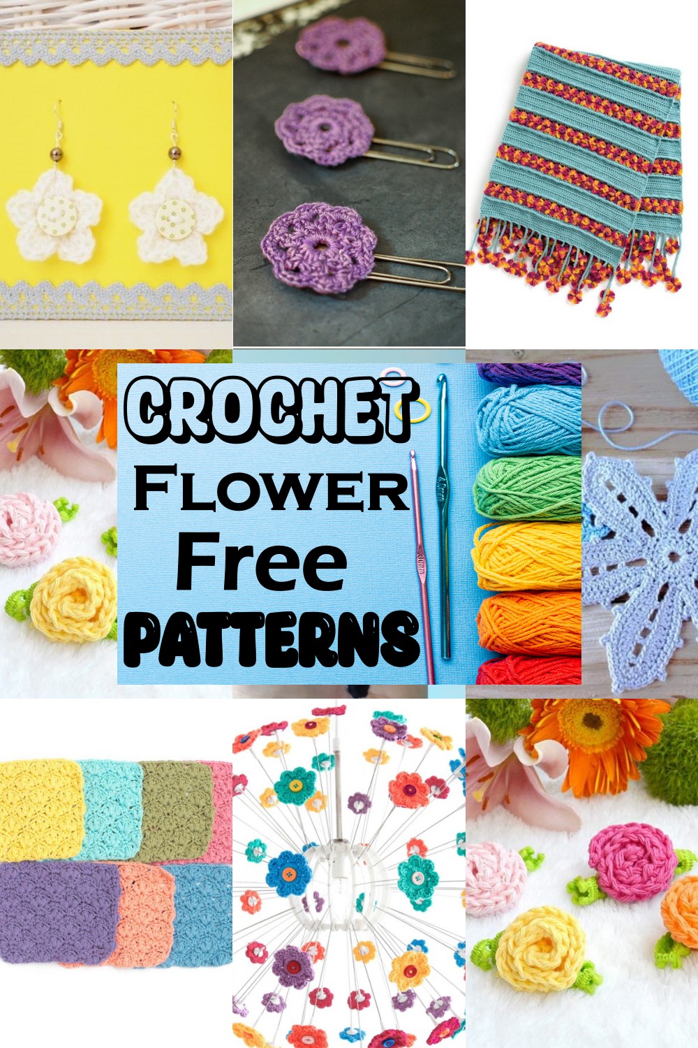 Free Crochet Flower Patterns 2