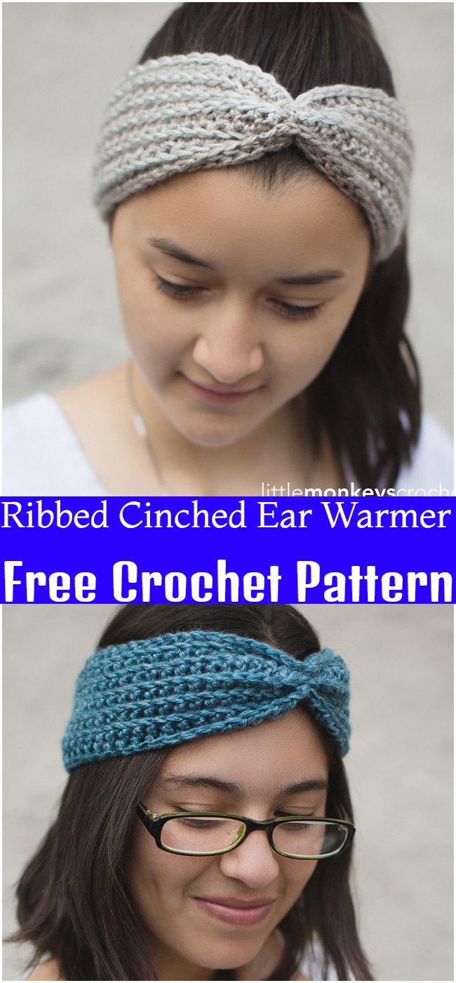 Ribbed Cinched Ear Warmer