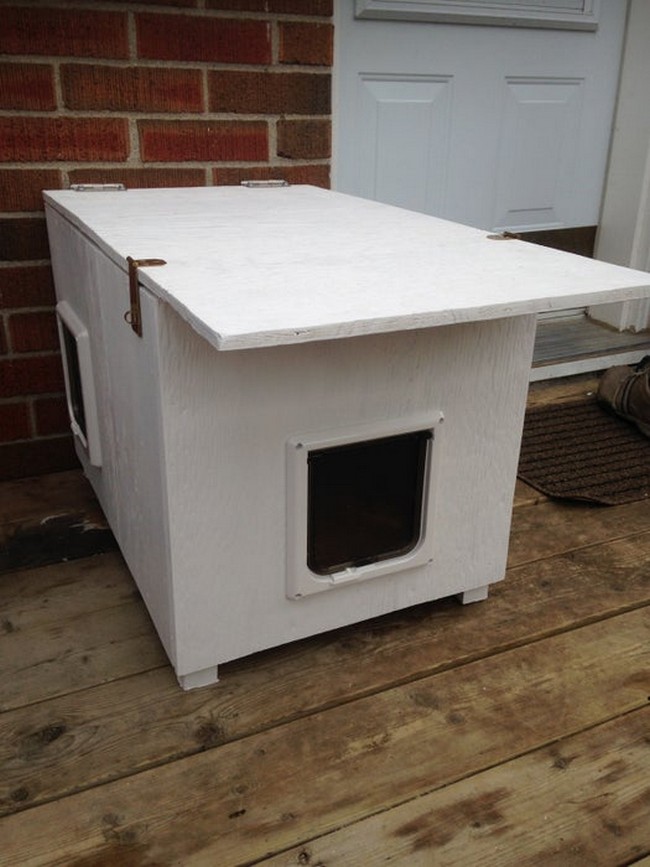 Cat House For The Winter And For Feral Cats