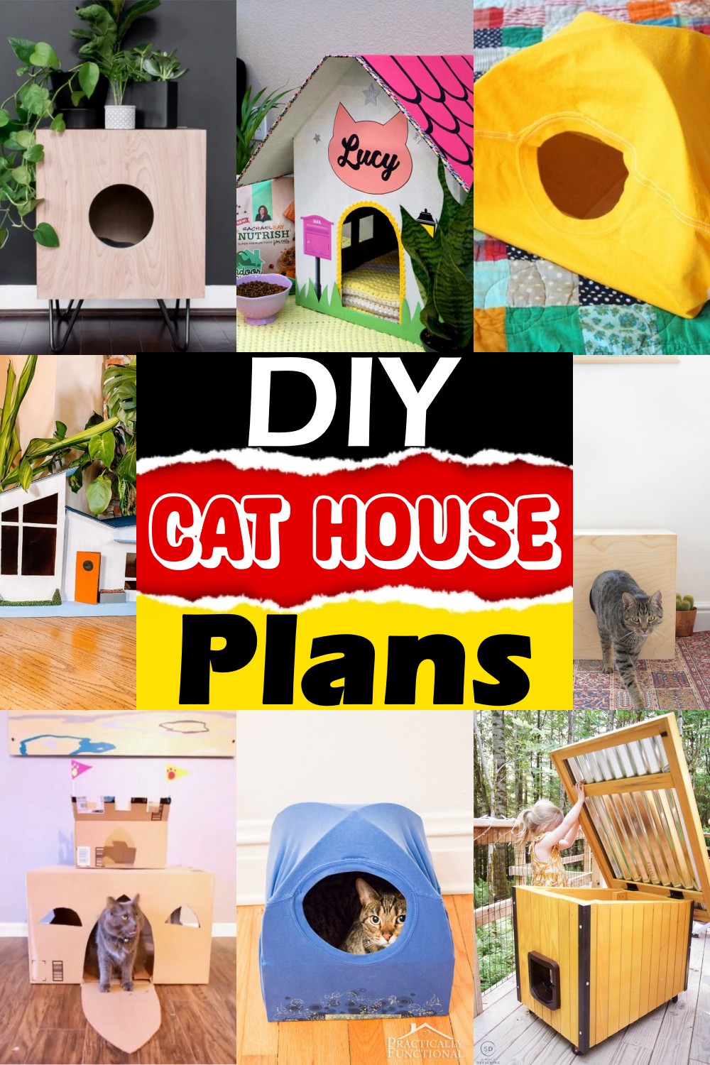 DIY Cat House Plans