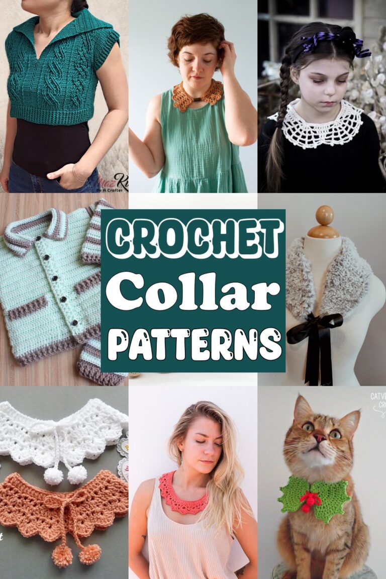 23 Free Crochet Collar Patterns - DIYnCrafty