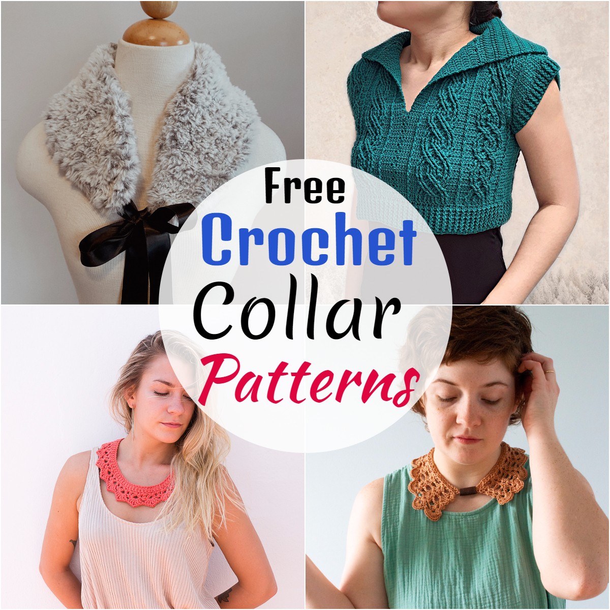 23 Free Crochet Collar Patterns DIYnCrafty