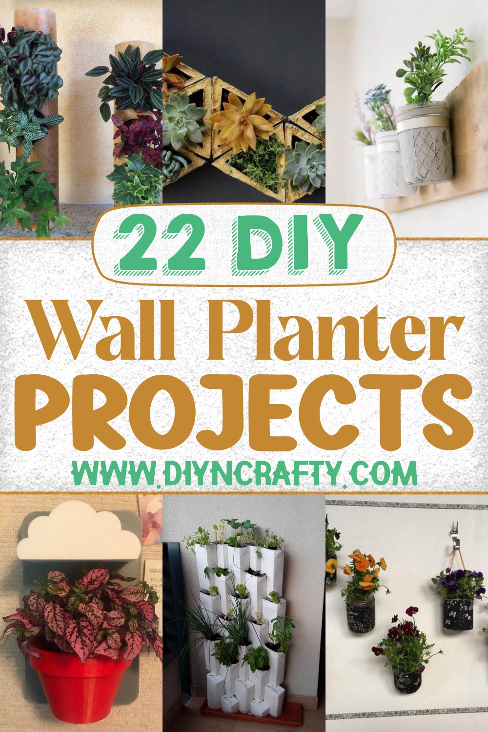 22 DIY Wall Planter Projects You Can Make Easily