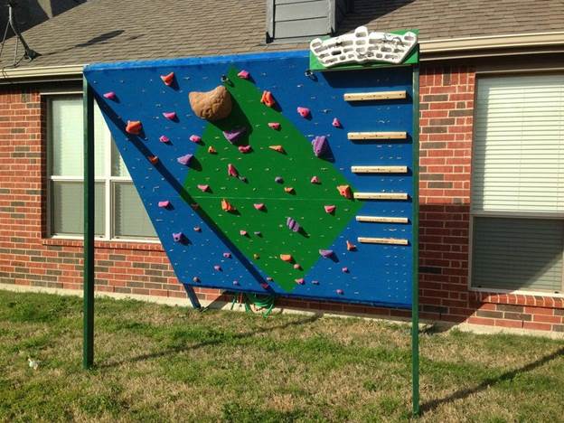 Backyard Climbing Wall 