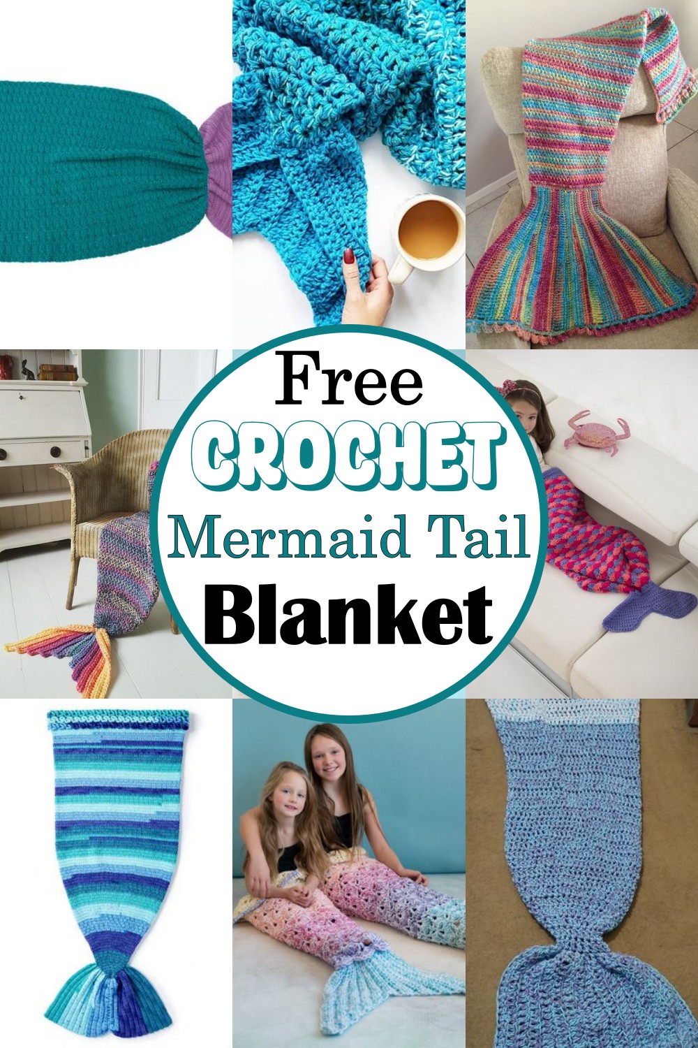 Crochet Mermaid Tail Blanket Patterns 1