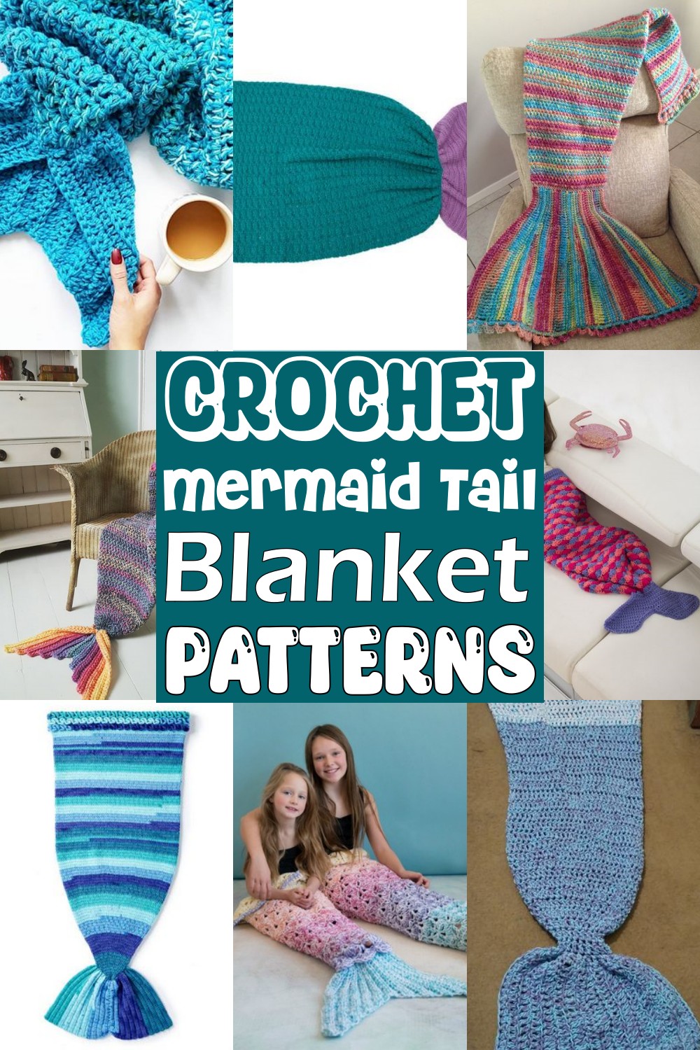 Crochet Mermaid Tail Blanket Patterns 2