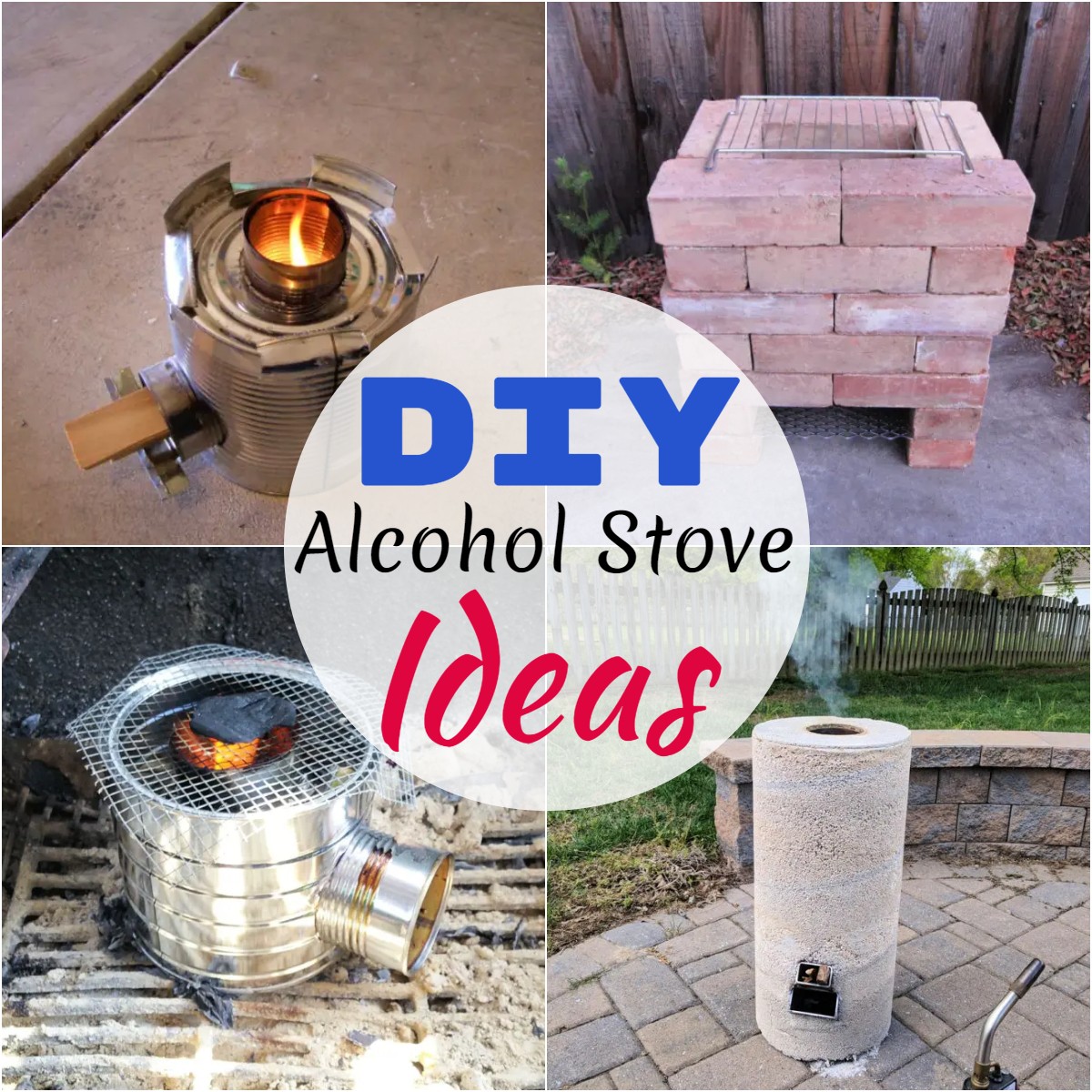 DIY Alcohol Stove Ideas 1