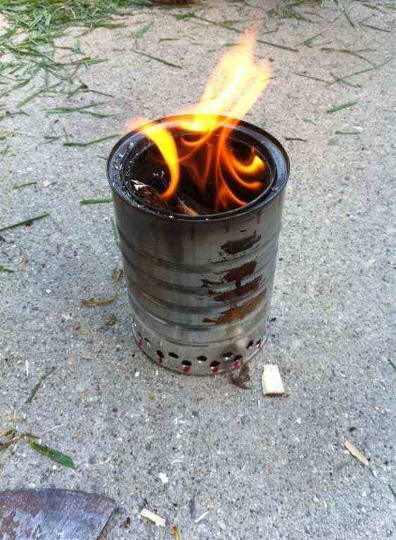 DIY Backpacking Wood Stove