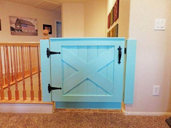 DIY Barn Door Baby Gate