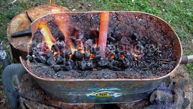 DIY Charcoal Forge