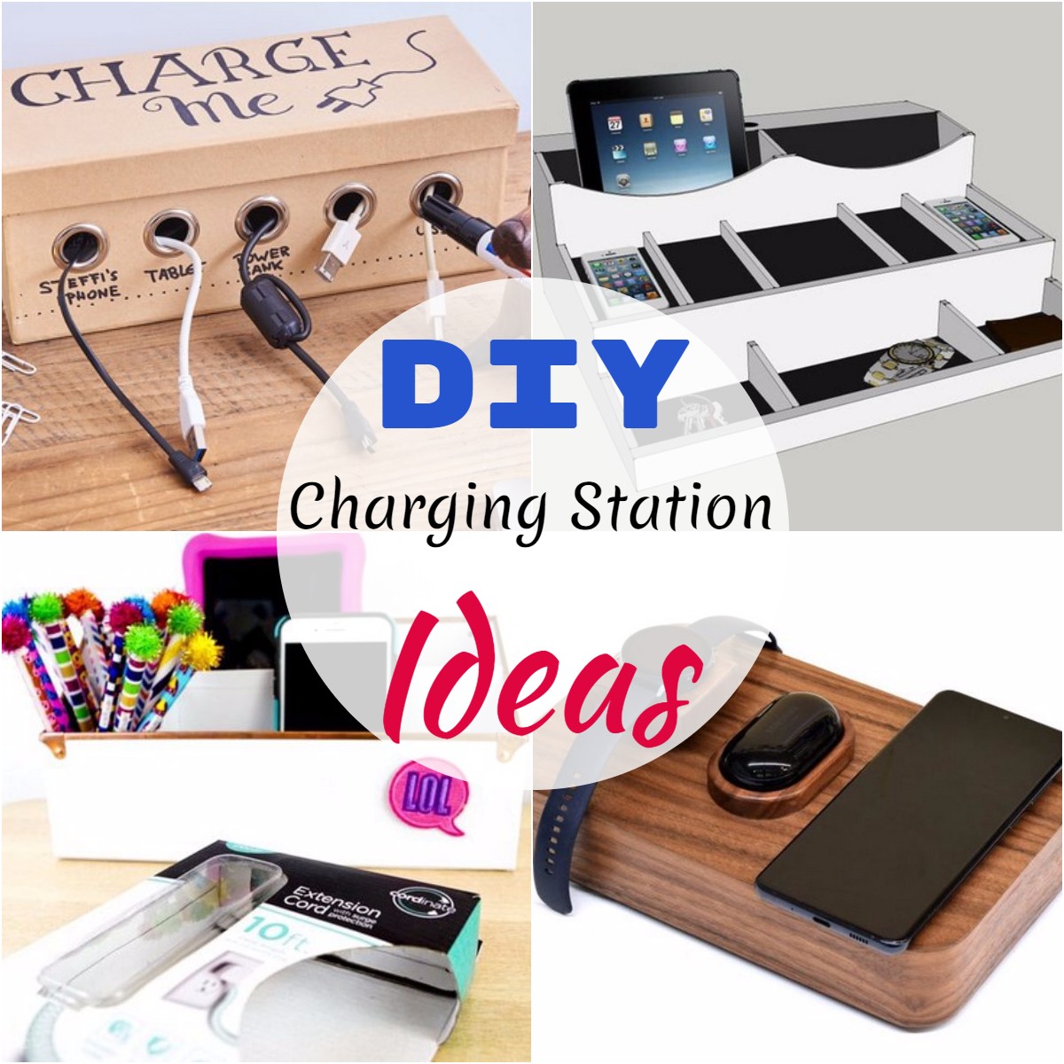 DIY Charging Station Ideas 1