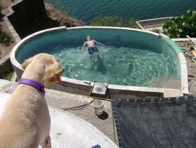 DIY Concrete Swimming Pool