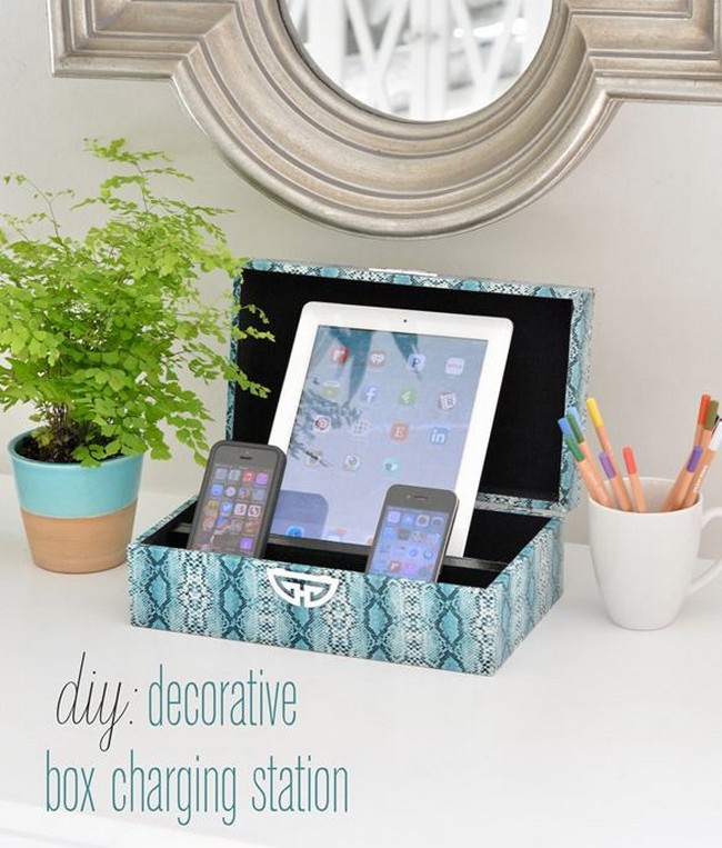 DIY Decorative Box Charging Station