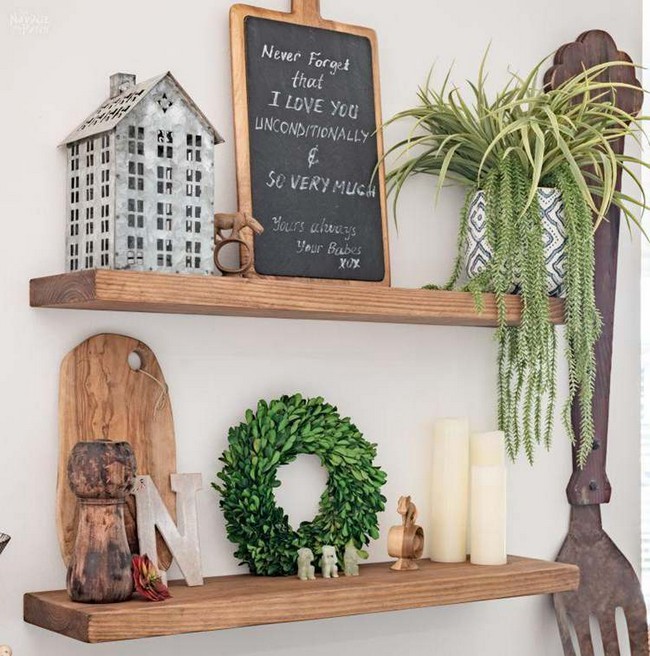 DIY Floating Shelves For Decor