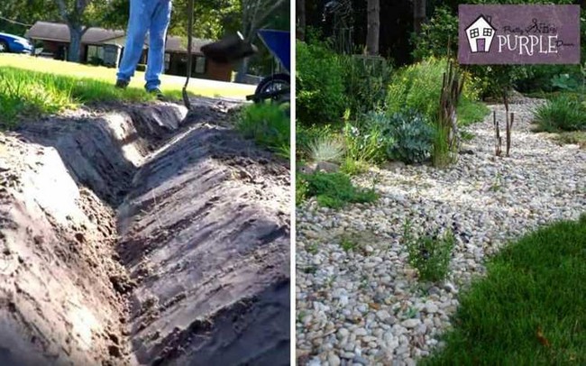 DIY French Drain Installation