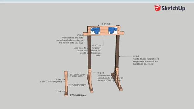 climbing board Stand