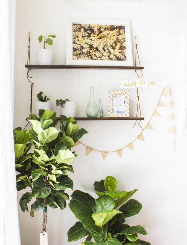 DIY Hanging Shelves 1