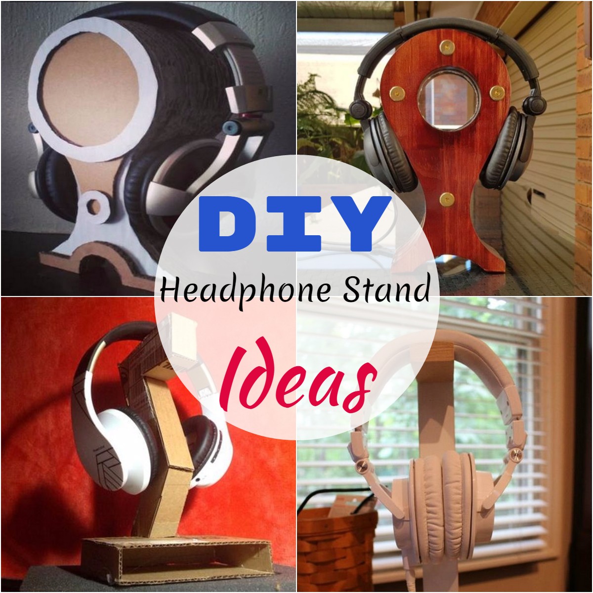 12 DIY Headphone Stand Ideas for Your Home - DIYnCrafty