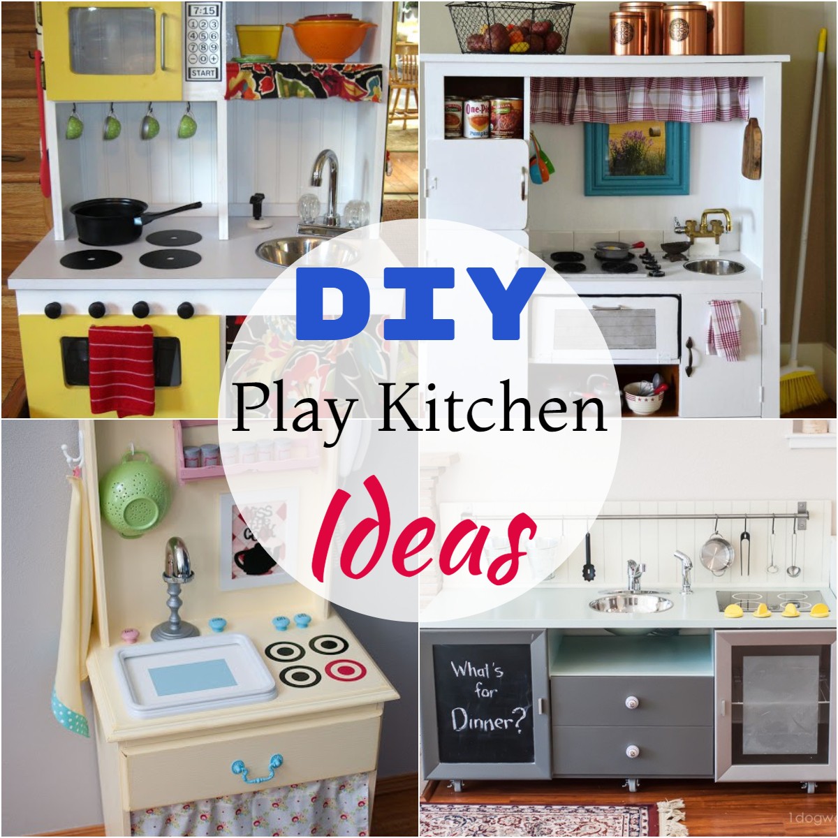 DIY Play Kitchen Ideas 1