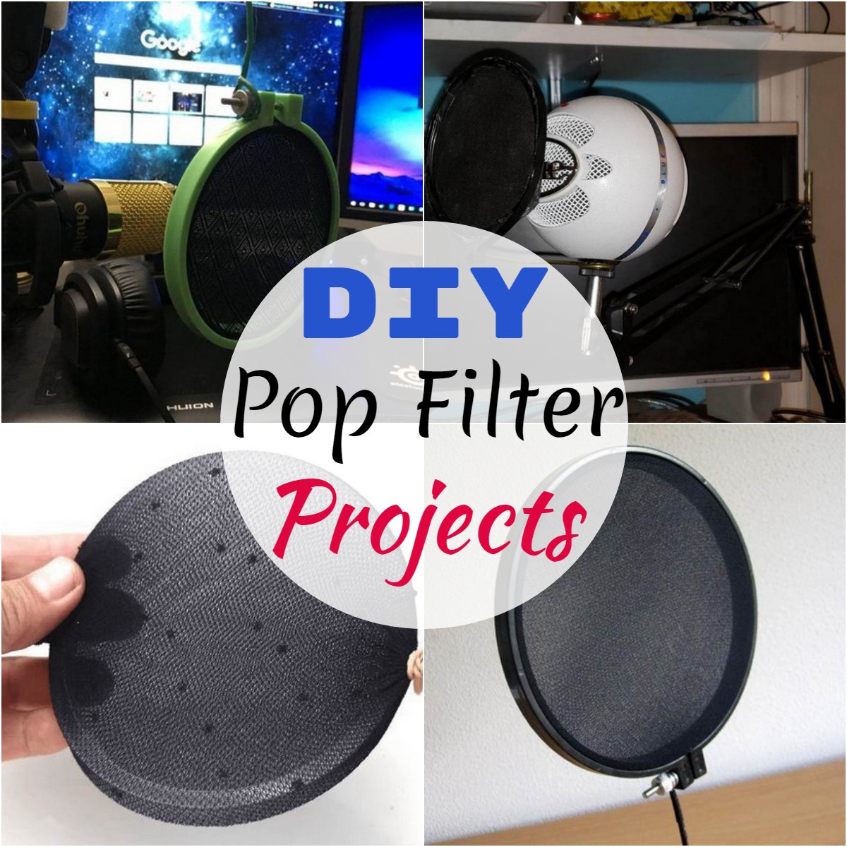 DIY Pop Filter Projects 1