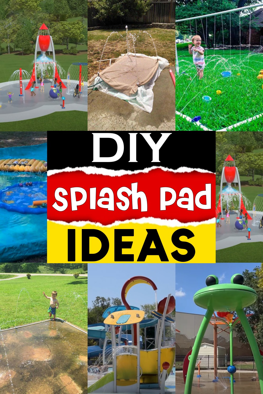 DIY Splash Pad Ideas