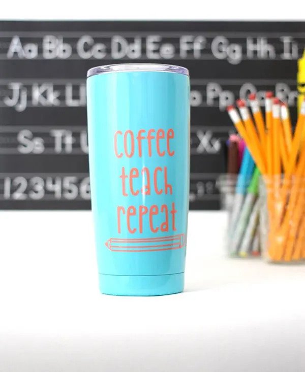 DIY Teacher Tumbler