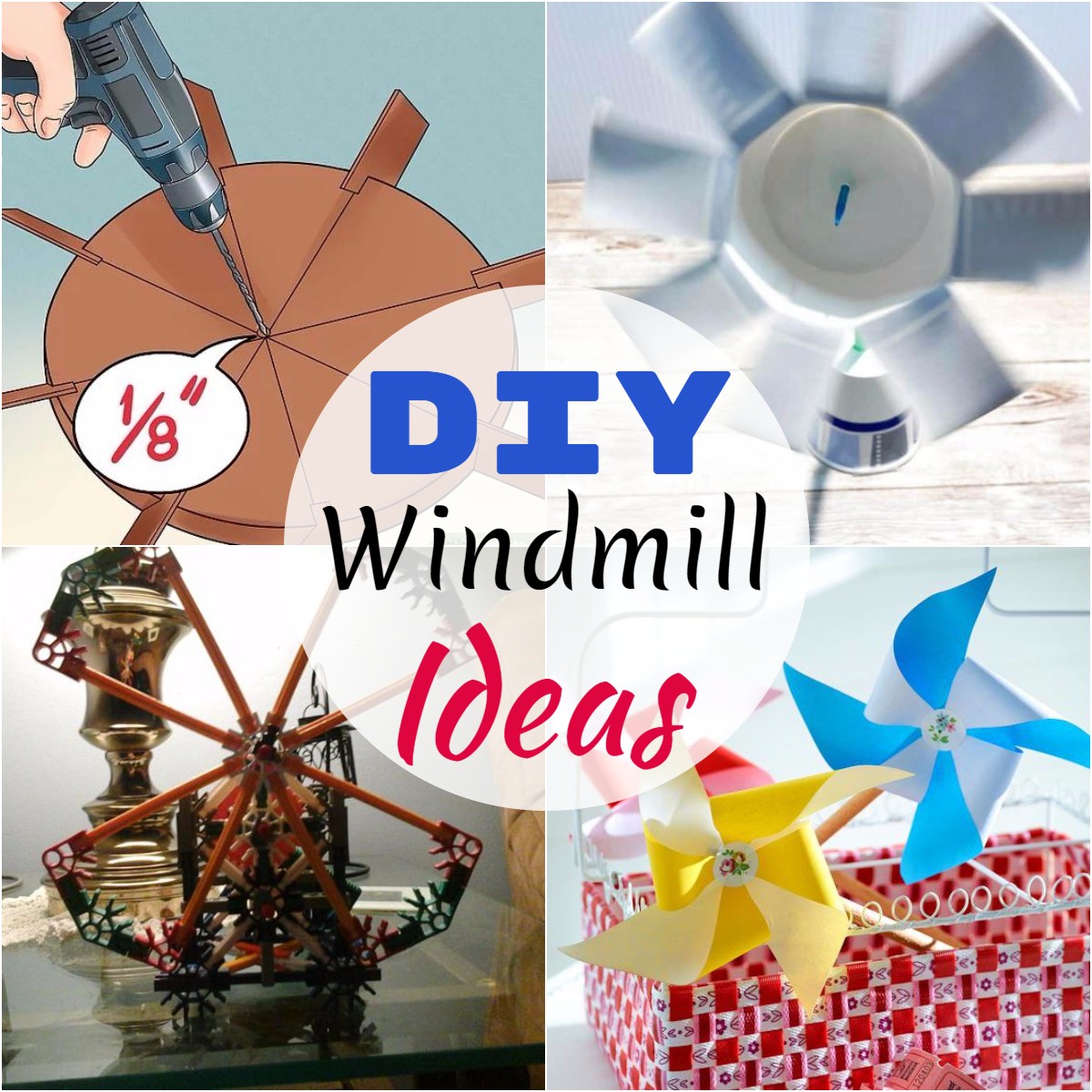 25 DIY Windmill Ideas You Can Build Easily - DIYnCrafty