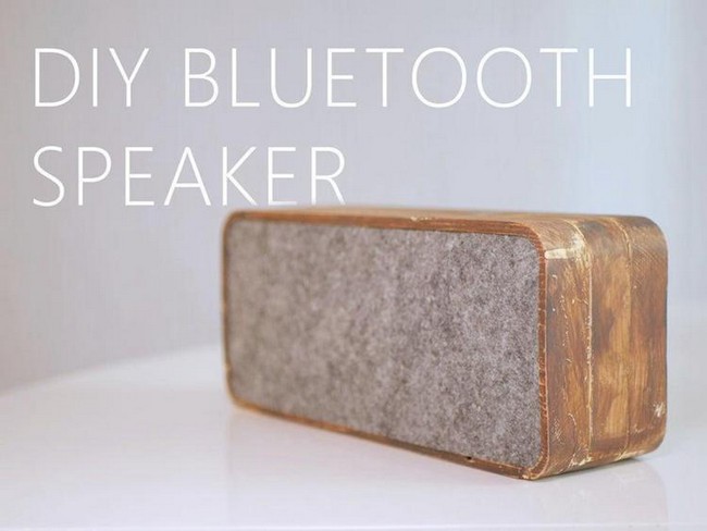 DIY Wooden Bluetooth Speaker