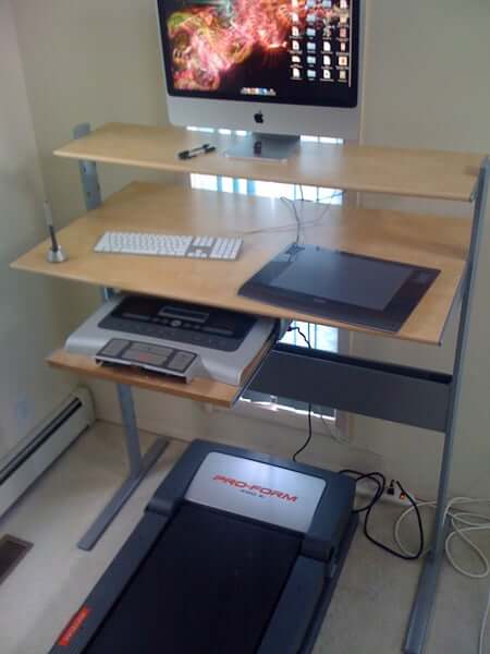 Fancy Ikea DIY Treadmill Desk