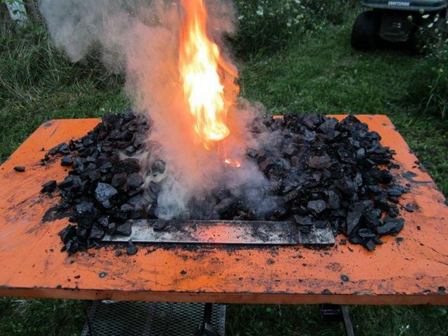 Homemade Coal Forge