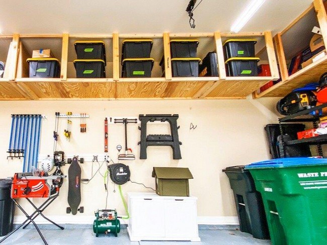 How To Build DIY Garage Storage Shelves