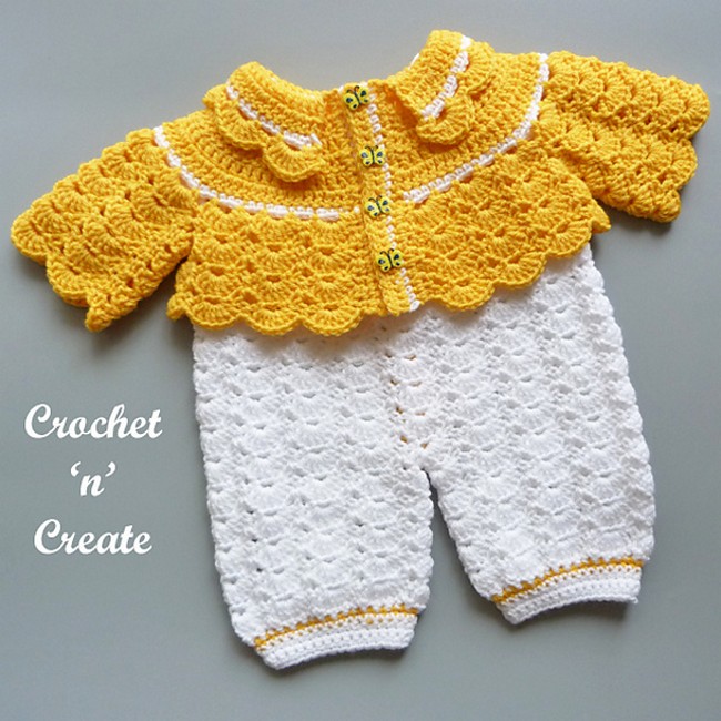 25 Crochet Baby Romper Patterns For New Moms - DIYnCrafty