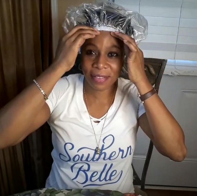 Quick Homemade Shower Cap