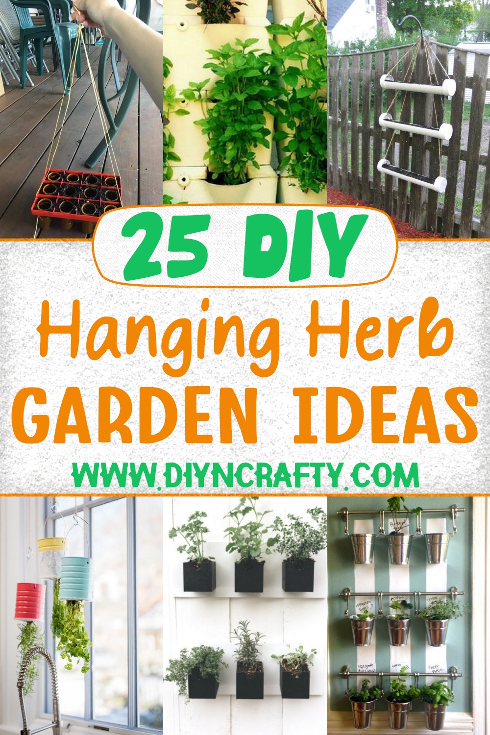 25 DIY Hanging Herb Garden Ideas