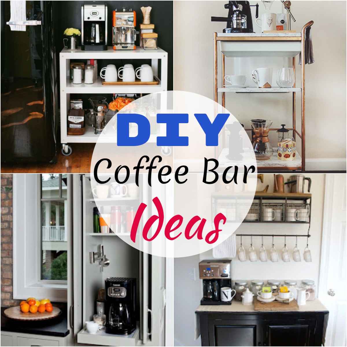 DIY Coffee Bar Ideas 1