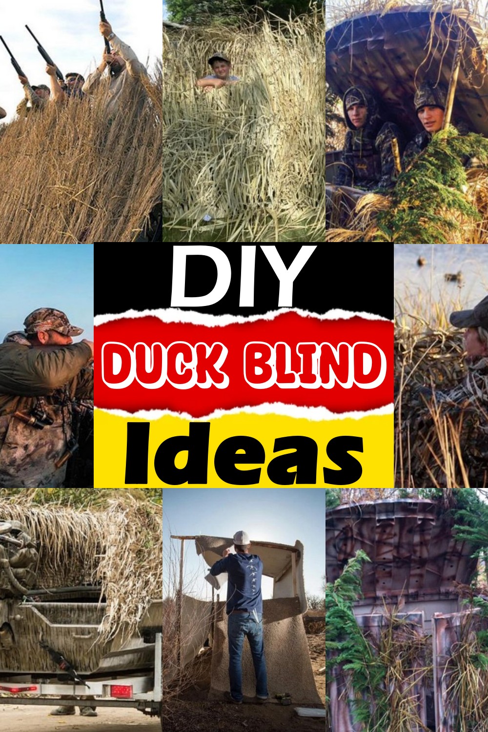 DIY Duck Blind Ideas