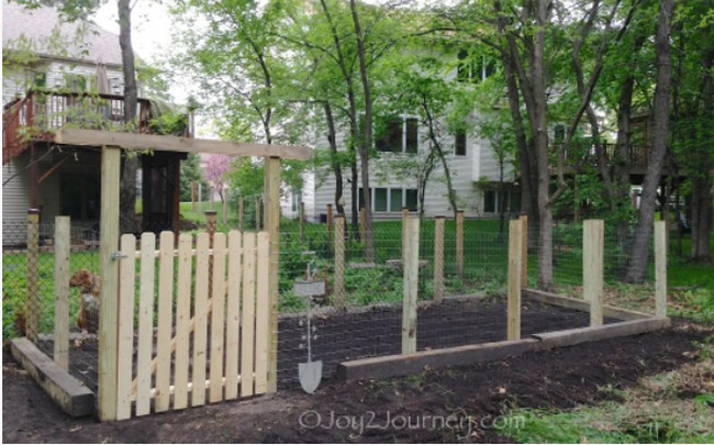 A Simple Wooden Garden Gate