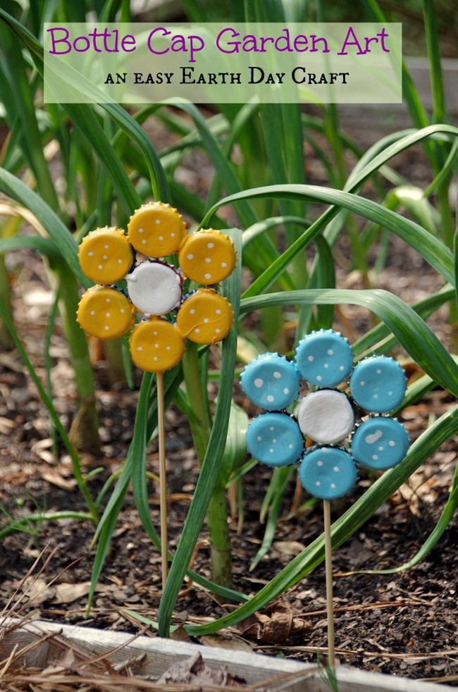 Bottle Cap Flowers