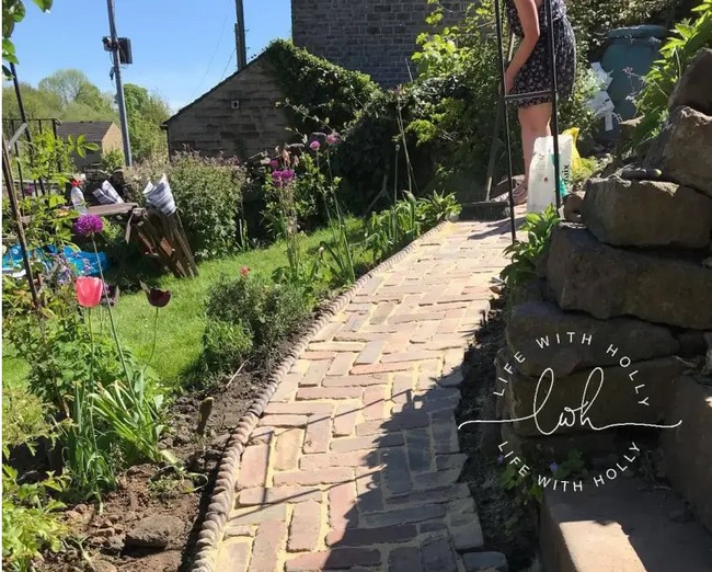 Brick Garden Path