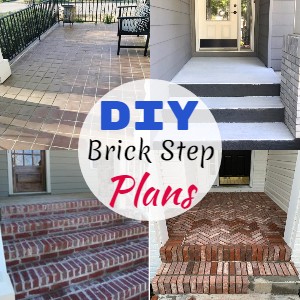 DIY Brick Step Plans