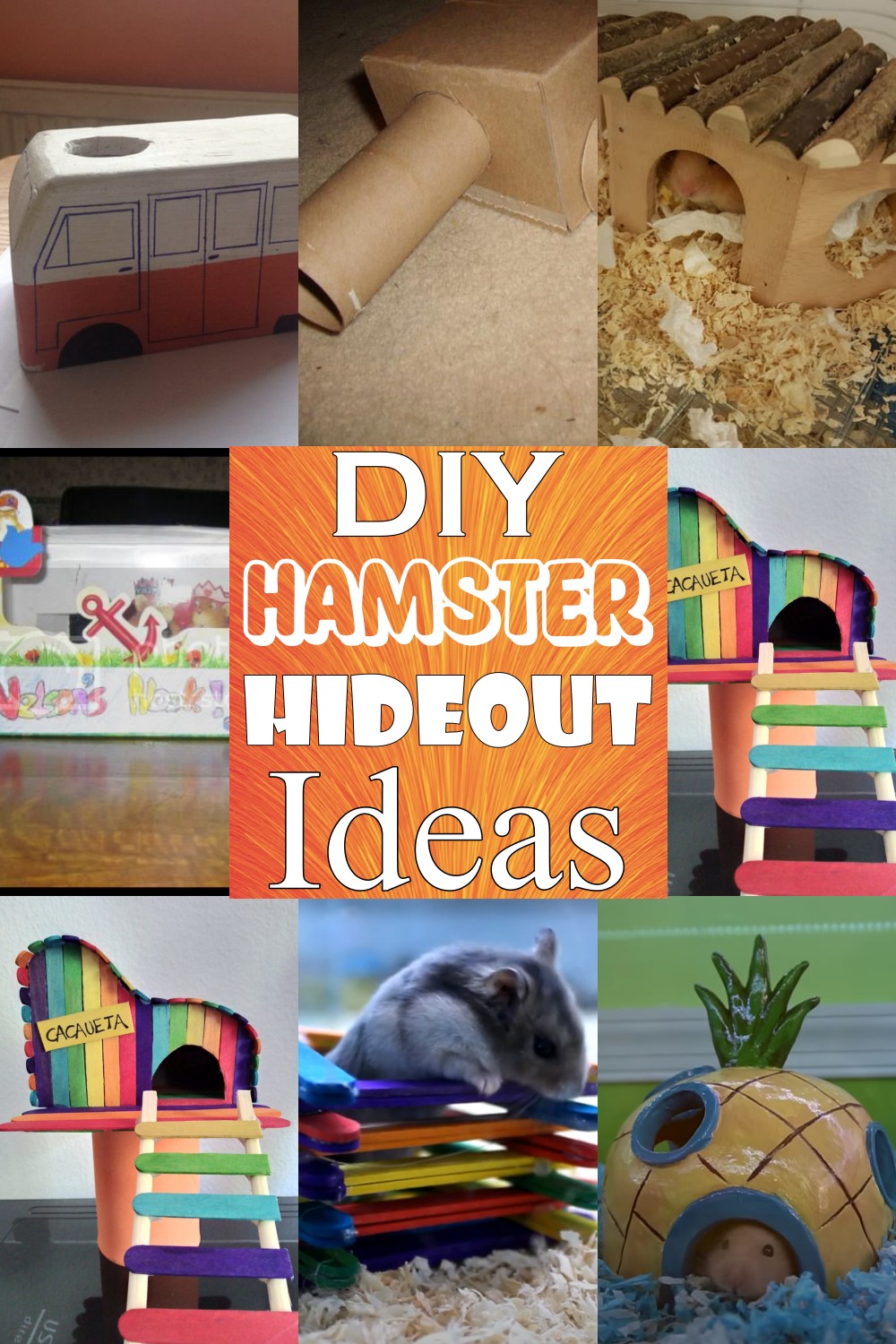 DIY Hamster Hideout Ideas