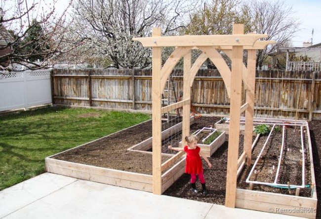 Garden Arch with Wire